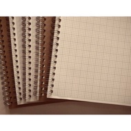 A4 Grid Notebook Notebook Kraft Paper Notebook 2.5mm Grid Notebook Design Notebook Grid Notebook Pai