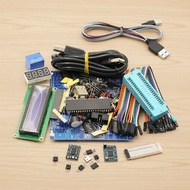 Educational 8051/AVR Development Board Kit, STC89C52 Learning Board, DIY Electronics Accessory Set P