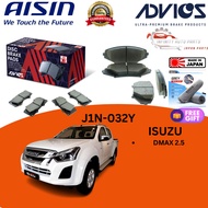 Aisin Advics Isuzu Dmax 2.5 Disc Brake Pad Front