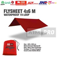 ◊✿Flyseet Tent 4x6 6x4 Meters - Aimpro Flysheet 19 Loop Ultralight Waterproof