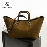 Twotwice - Voyager Leather Tote - กระเป๋าหนังแท้ ใช้เทคนิค lightweight tanning ทำให้มีน้ำหนักเบา - ส