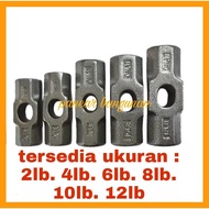 4LB STONE HAMMER - 4LB STONE BODEM HAMMER HEAD - 4LB STONE HAMMER WITHOUT HANDLE - STONE HAMMER HEAD