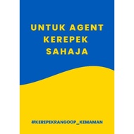 Kerepek untuk Agent sahaja / 250g & 500g / Ubi Cheese / Opak Kari / Pisang Tanduk / BBQ / Masin/peda