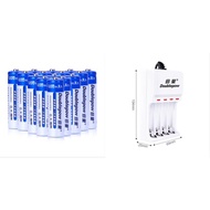 Doublepow USB Battery Charger & 4 AA 1200mAh Rechargeable Batteries