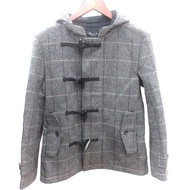 Coat Duffle wool gray Direct from Japan Secondhand