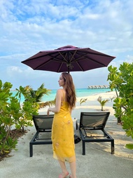 Lahv The Label - Rey Midi Dress เดรสลายปัก