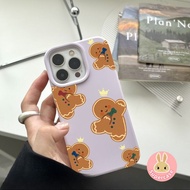 Cute Dance Gingerbread Man Phone Case For Vivo Y56 Y54s Y53s Y53t Y35 Y35m Y36 Y36i Y36m T4 Ultra T3