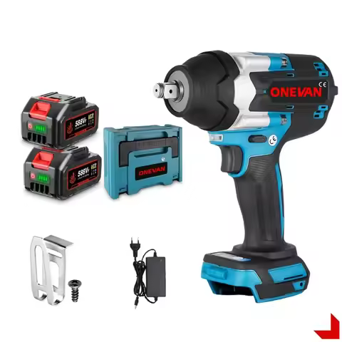 1800N.M Torque Brushless Electric Wrench 1/2 Inch Cordless Impact Wrench DTW700 Power Tool
