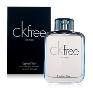 【Calvin Klein 凱文克萊】ck free男性淡香水(100ml)-國際航空版