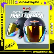 MHR III SIAP ARC RAINBOW VISOR [1SET] STENG KURA KURA MHR HALF CUT HELMET ARC MURAH 头盔 MHR III MOTOR TOPI SEPARUH