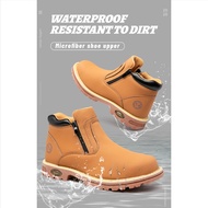 Shoes SAFETY SHOES / SAFETY BOOTS Men ZIP ON Mid Cut Steel Toe