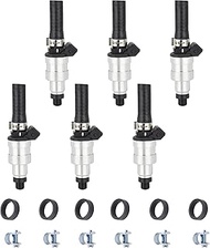 6PCS Fuel Injectors Compatible with Alfa Romeo 1981-1986 GTV-6, 1987-1989 Milano & Nissan 1984 Maxim