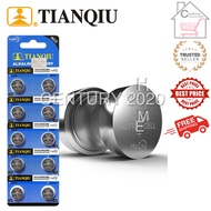 TIANQIU Battery AG12/LR43H/386A 1.5V Alkaline Battery 10pcs