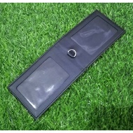 2 Sided ID Card Holder BLANK NO LOGO Magnetic Lock PU Leather