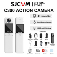 SJCAM C300 30M Waterproof Mini Dual Screen Sports Camera Combo 4K Vlog WiFi Thumb Camera for Live Dr