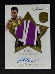 2019-20 Flawless Andrew Wiggins Star Swatch Signature/10