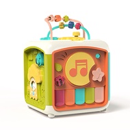 Baby Activity Cube Toddler Toys 7 in 1 Educational Shape Sorter Musical Toy Counting Discovery Piano