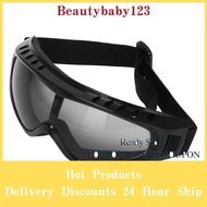 【NEW】Airsoft Goggles  Paintball Clear Glasses Wind Dust Protection Motorcycle, Black