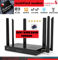 NEW (GEN3) wide band version Gten iQ iQ02X55 4G/5G CP570 home modem router Qualcomm X55/Qualcomm AX1