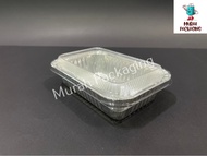MYCHEF 4438-P Aluminium Foil Tray with Clear Lid (5 sets ±) / Bulat / Round / Foil Tray 4438 - P