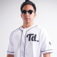 Oversized Baseball Jersey Tshirt Men's Instadry "Td Dakir" Black MTL17 Navy MTL23 White MTL20