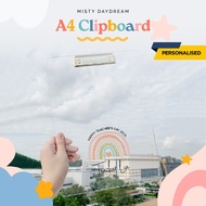 Customised A4 Clipboard Teachers Day Gift | Personalised Teacher's Day Gifts | Clear Writing Boards