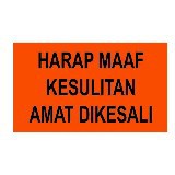 Reflective sign RS 005 / SignBoard/Papan iklan/Papan Tanda jalan /Road