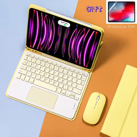 Keyboard Wireless Mouse Magic For iPad Pro 13 11 Case M4 M2 M3 Air 13 11 5/4 2 10.2 9th/8/7 Generati