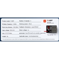 HOTRC 2.4Ghz 4CH 4 Channel F-04BT PWM Mini Receiver with Gyro RX for Transmitter Remote Controller