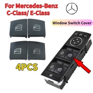 For Mercedes-Benz W212 W242 W246 W166 W176 W204 C-Class W212 E-Class Car Interior Accessories Power Window Switch Button Cover