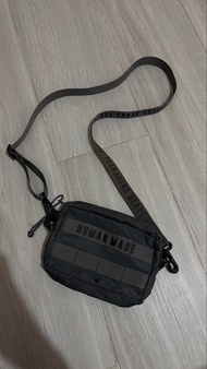 Human made shoulder bag