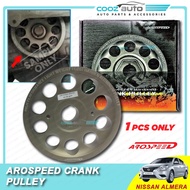 Nissan Almera Arospeed Harden Lighten Light Weight Crank Pulley (T6061 Aluminium)