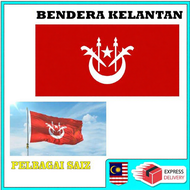 BENDERA KELANTAN PELBAGAI SAIZ / KELANTAN FLAG