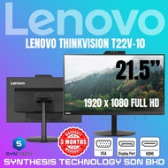 LENOVO THINKVISION T22V-10 MONITOR SCREEN 21.5" LED REFURBISHED COMPUTER PC REFURNISH MONITOR MURAH 
