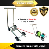 Eagle Pro Heavy Duty Plunger pump frame with wheel Frame kaki Enjin Plunger Pam