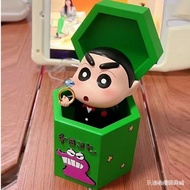 Crayon Shin-chan  创意蜡笔小新求婚小新手办公仔求婚神器戒指盒收纳情人节礼物摆件6/1
