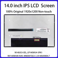 14" LCD Screen N140JCA-EEL NV140WUM-N49 MNE007QS3-3 B140UAN04.7 M140NW4D RC LP140WU4-SPK1 Display Ma