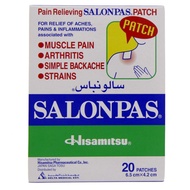 SALONPAS PAIN RELIEF PATCH 20'S