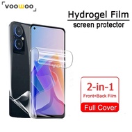 OPPO Reno 5 4G 5G Full Cover Hydrogel Film for OPPO Reno 7 Pro 5G 5 Marvel Edition 5F 6 5 Lite 5Z 4Z 5G Front and Back Screen Protector