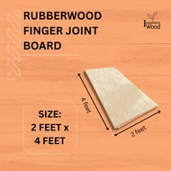[2ft x 4 ft] Hevea/Rubber wood Finger Joint Board
