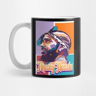 Nipsey Hussle colorful pop art Tea Mug