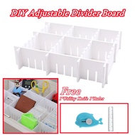 Adjustable Drawer Divider Partition Organizer Plastic Drawer Divider DIY Space-saving Drawer Divisio
