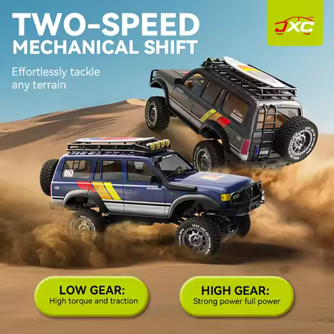 JXC 1/12 LC80 Simulation Land Cruiser 2.4GHz RTR RC Electric Remote Control Model Car Rock Crawler A