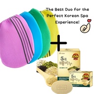 ✨ K-Spa Home Glow Set: 4 Magic Mitts + 1 Grain Soap ✨