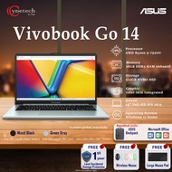 ASUS VIVOBOOK GO E1404F-AEB470WMS/R5-7520U/512GBSSD/16GB(ONBD)/WIN11+OPI+O365/14" FHD/GRAY GREEN