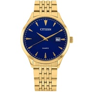 [𝐏𝐎𝐖𝐄𝐑𝐌𝐀𝐓𝐈𝐂]Special Citizen DZ0062-58L DZ0062  Quartz Analog Blue Dial Gold Stainless Steel Men's Watch