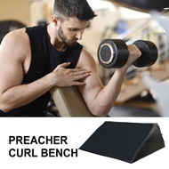 Preacher Bench Seated Preacher Curl Pad Equipment Foam Portable Training Aid for Women Arm Men Worko