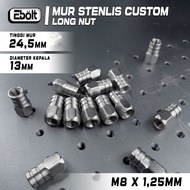 MUR KNALPOT NINJA RX KING MIO UNIVERSAL MUR LONG CUSTOM UK M8 X 24 MM