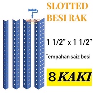 Besi angle Rak lubang  8 kaki/slotted angle bar8’