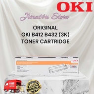 OKI B412 B432 B512 MB472 MB492 Black Toner 3K (Original) 45807103